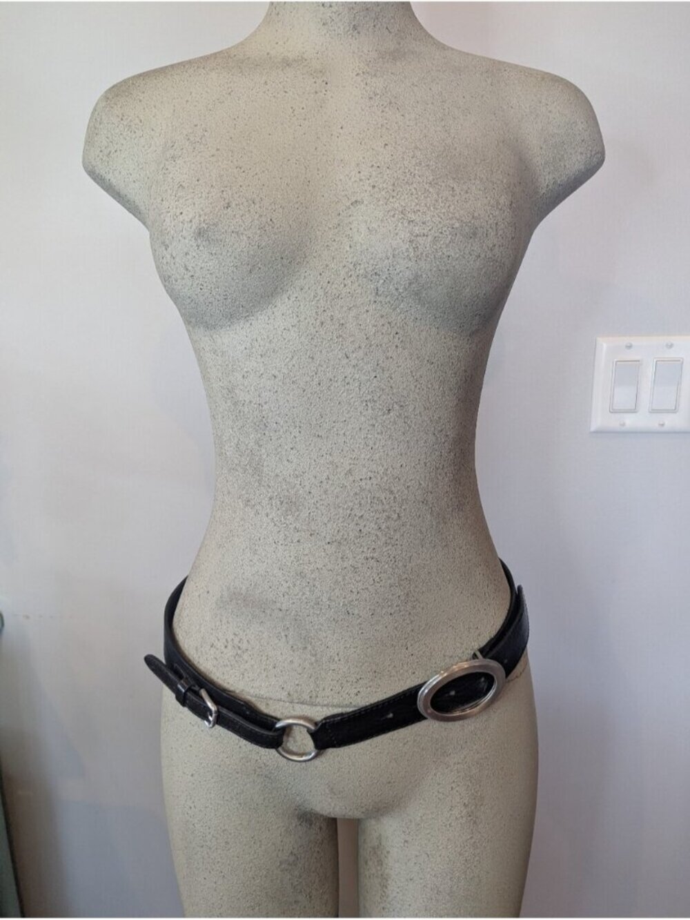 Y2K Vintage Jacob Leather Hip Belt Convertible Waist Belt, Made In Canada Size S